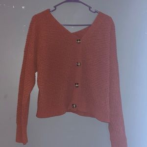 Buttoned, cashmere sweater, fall